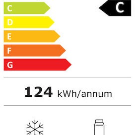 Bomann Ψυγειοκαταψύκτης 173lt Υ142.5xΠ49.5xΒ56εκ. Γκρι KG 7359