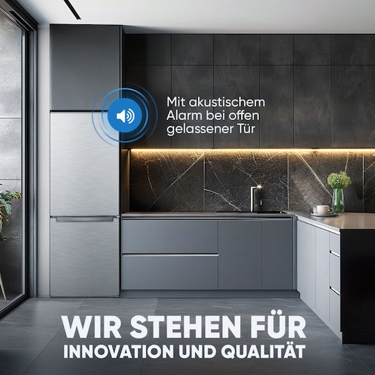 Bomann Ψυγειοκαταψύκτης 173lt Υ142.5xΠ49.5xΒ56εκ. Γκρι KG 7359