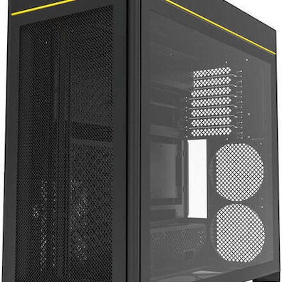 Montech HS01 Midi Tower Κουτί Υπολογιστή Μαύρο