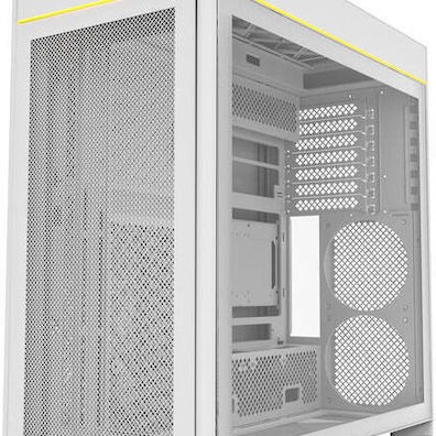 Montech HS01 Midi Tower Κουτί Υπολογιστή Λευκό