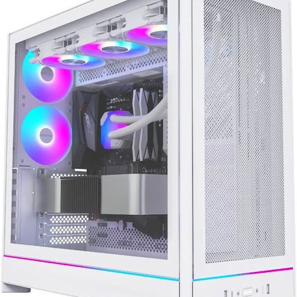 Montech HS01 PRO Gaming Midi Tower Κουτί Υπολογιστή με RGB Φωτισμό Λευκό