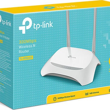 TP-LINK TL-WR840N v6 Ασύρματο Router Wi‑Fi 4 με 4 Θύρες