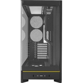 Montech HS02 Gaming Midi Tower Κουτί Υπολογιστή με Πλαϊνό Παράθυρο Μαύρο