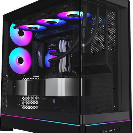Montech HS02 PRO Gaming Midi Tower Κουτί Υπολογιστή με RGB Φωτισμό Μαύρο