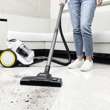 Karcher VC 3 Ηλεκτρική Σκούπα 700W με Κάδο 0.9lt Λευκή