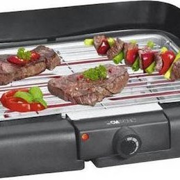 Clatronic BQ 3507 Επιτραπέζια Ηλεκτρική Ψησταριά Σχάρας 2000W με Ρυθμιζόμενο Θερμοστάστη 35.5x24.5εκ.