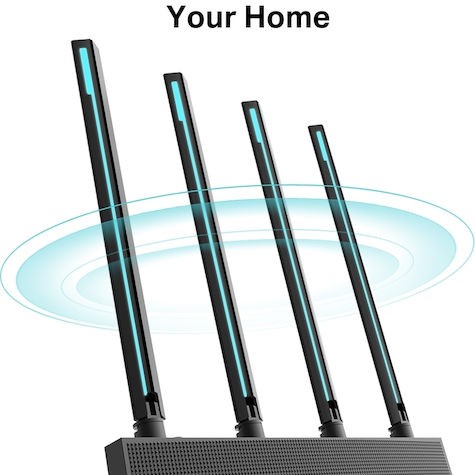 TP-LINK Archer C80 v2.2 Ασύρματο Router Wi‑Fi 5 με 4 Θύρες Gigabit Ethernet