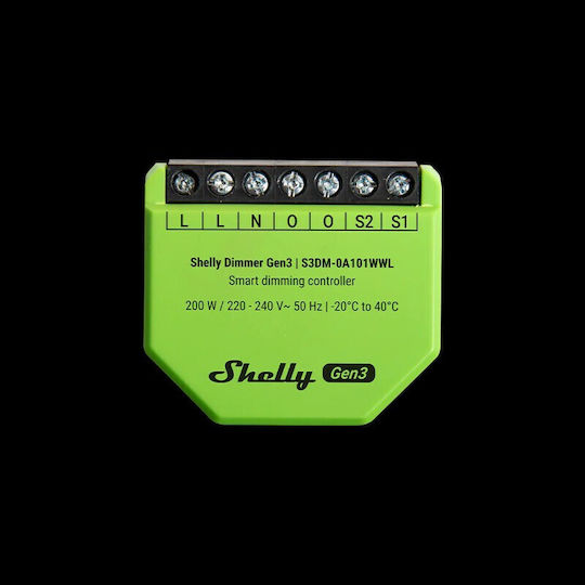 Shelly Gen3 Αναλυτής Ενέργειας Ηλεκτρολογικού Πίνακα Shelly_Dimmer_Gen3