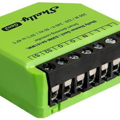 Shelly Gen3 Αναλυτής Ενέργειας Ηλεκτρολογικού Πίνακα Shelly_Dimmer_Gen3