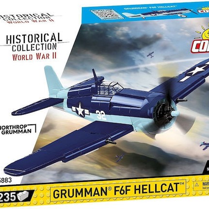 Grumman F6f Hellcat Blocks 235 Pieces