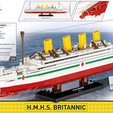 Cobi Τουβλάκια H.m.h.s. Britannic 636τμχ