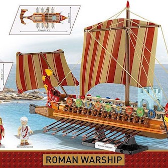 Cobi Τουβλάκια Roman Empire - Battleship 1810τμχ