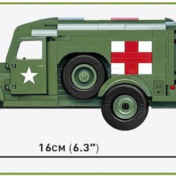 Cobi Στατικό Μοντέλο Αυτοκινήτου Historical Collection 1942 Ambulance WC 54 σε Κλίμακα 1:35