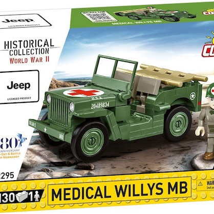 Cobi Τουβλάκια Medical Willys MB για 6+ Ετών 130τμχ
