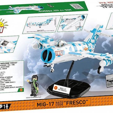 Cobi Τουβλάκια Vietnam War MIG17 Nato Code Fresco για 7+ Ετών 577τμχ