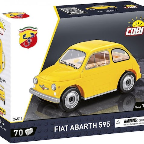 Cobi Τουβλάκια Fiat Abarth 595 για 6+ Ετών 70τμχ