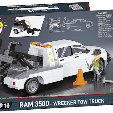 Cobi Ram 3500 Wrecker Tow Truck Plastic Blocks Cobi-24611