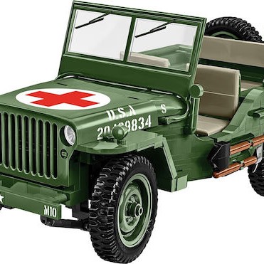 Cobi Τουβλάκια Willys MB Medical για 7+ Ετών 1131τμχ