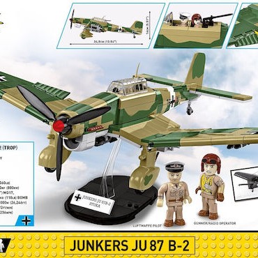 Cobi Τουβλάκια Historical Collection Wwii Junkers Ju 87 B-2 για 7+ Ετών 525τμχ