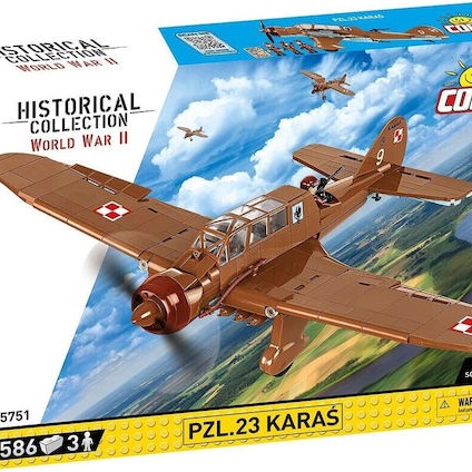 Cobi Τουβλάκια PZL.23 Karaś για 8+ Ετών 586τμχ