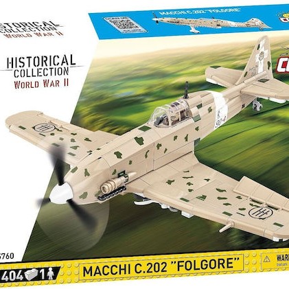Cobi Historical Collection Plastic Blocks World War Ii Macchi C.202 Folgore Cobi-5760