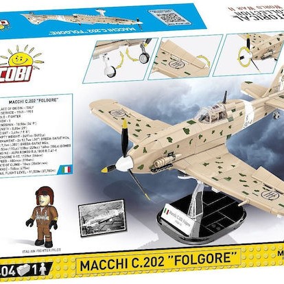Cobi Historical Collection Plastic Blocks World War Ii Macchi C.202 Folgore Cobi-5760
