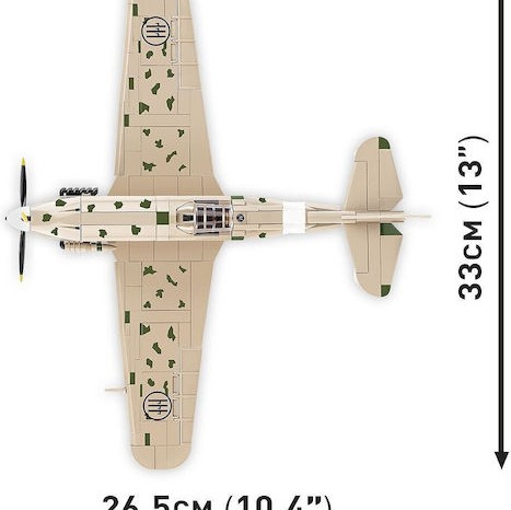 Cobi Historical Collection Plastic Blocks World War Ii Macchi C.202 Folgore Cobi-5760