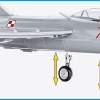 Cobi Lim-1 Polish Air Force 1952 Φιγούρα Μοντελισμού Αεροπλάνο Μαύρη 504 Κομματιών σε Κλίμακα 1:32 με Κόλλα και Χρώματα 40x28x6εκ.