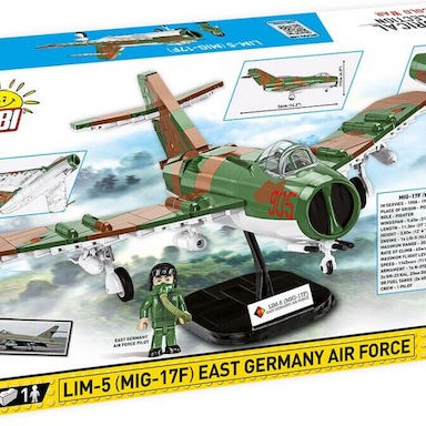 Cobi Τουβλάκια Historical Collection Cold War LIM-5 MIG-17F East Germany Air Force για 7+ Ετών 575τμχ