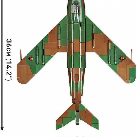 Cobi Τουβλάκια Historical Collection Cold War LIM-5 MIG-17F East Germany Air Force για 7+ Ετών 575τμχ