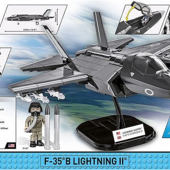 Cobi Τουβλάκια Armed Forces - Lightning II Royal Air Force για 8+ Ετών 594τμχ