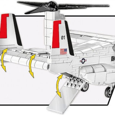 Cobi Τουβλάκια Armed Forces Bell-Boeing V-22 Osprey για 9+ Ετών 1136τμχ