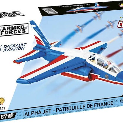Cobi Τουβλάκια Alpha Jet Patrouille de France για 7+ Ετών 387τμχ