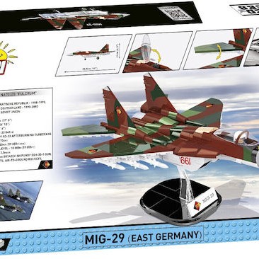 Cobi Τουβλάκια Historical Collection MIG-29 East Germany για 7+ Ετών 545τμχ