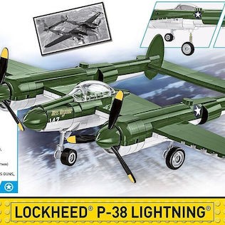 Cobi Τουβλάκια Lockheed P-38 Lightning για 6+ Ετών 332τμχ