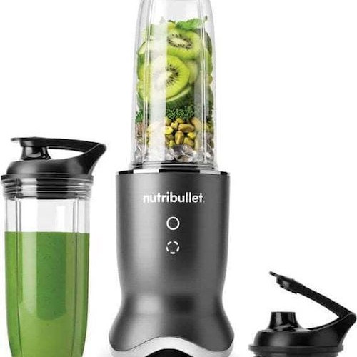 NutriBullet Μπλέντερ για Smoothies 0.9lt 1200W Γκρι NB1206DGCC