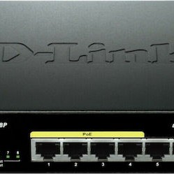 D-Link DGS-1008P Unmanaged L2 PoE Switch με 8 Θύρες Gigabit (1Gbps) Ethernet