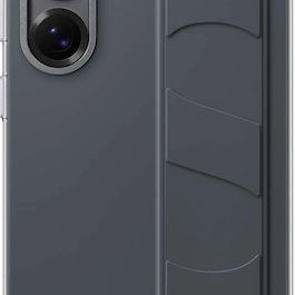Samsung Standing Grip Back Cover Σιλικόνης Μαύρο (Galaxy S25 Ultra)