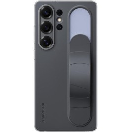 Samsung Standing Grip Back Cover Σιλικόνης Μαύρο (Galaxy S25 Ultra)