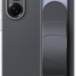 Samsung Standing Grip Back Cover Σιλικόνης Μαύρο (Galaxy S25 Ultra)