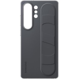 Samsung Standing Grip Back Cover Σιλικόνης Μαύρο (Galaxy S25 Ultra)