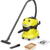 Karcher WD 4 V-20/5/22 Σκούπα Υγρών / Στερεών 1000W με Πλαστικό Κάδο 20lt