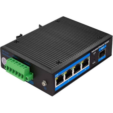 LogiLink NS204 Unmanaged L2 Switch με 4 Θύρες Gigabit (1Gbps) Ethernet και 1 SFP Θύρα