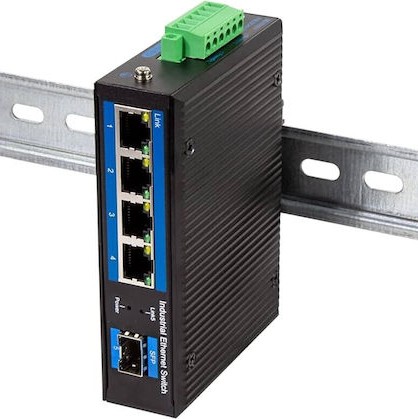 LogiLink NS204 Unmanaged L2 Switch με 4 Θύρες Gigabit (1Gbps) Ethernet και 1 SFP Θύρα