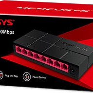 Mercusys MS108G V1 Unmanaged L2 Switch με 8 Θύρες Gigabit (1Gbps) Ethernet