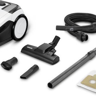 Karcher VC 2 Ηλεκτρική Σκούπα 700W με Σακούλα 2.8lt Λευκή