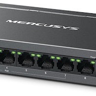 Mercusys MERMS108GP v1 Unmanaged L2 PoE+ Switch με 8 Θύρες Gigabit (1Gbps) Ethernet