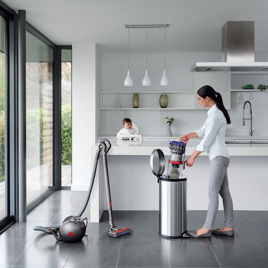 Dyson CY28 Big Ball Parquet 2 Ηλεκτρική Σκούπα 600W με Κάδο 1.5lt Iron/Purple/Iron