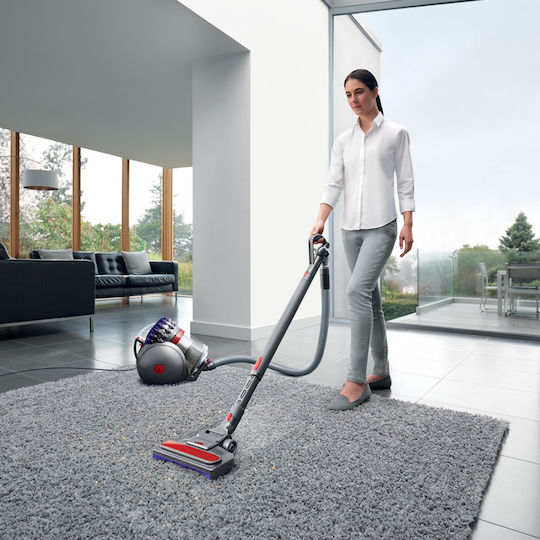 Dyson CY28 Big Ball Parquet 2 Ηλεκτρική Σκούπα 600W με Κάδο 1.5lt Iron/Purple/Iron