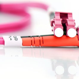 Digitus Καλώδιο Οπτικής Ίνας LC-LC 3m Μωβ